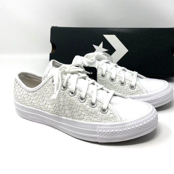 Converse Shoes - Converse Chuck Taylor All Sneaker Womens Logo Low Top White Egret Canvas 564354F